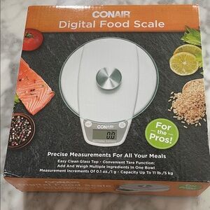 Conair Digital Food Scale - Silver